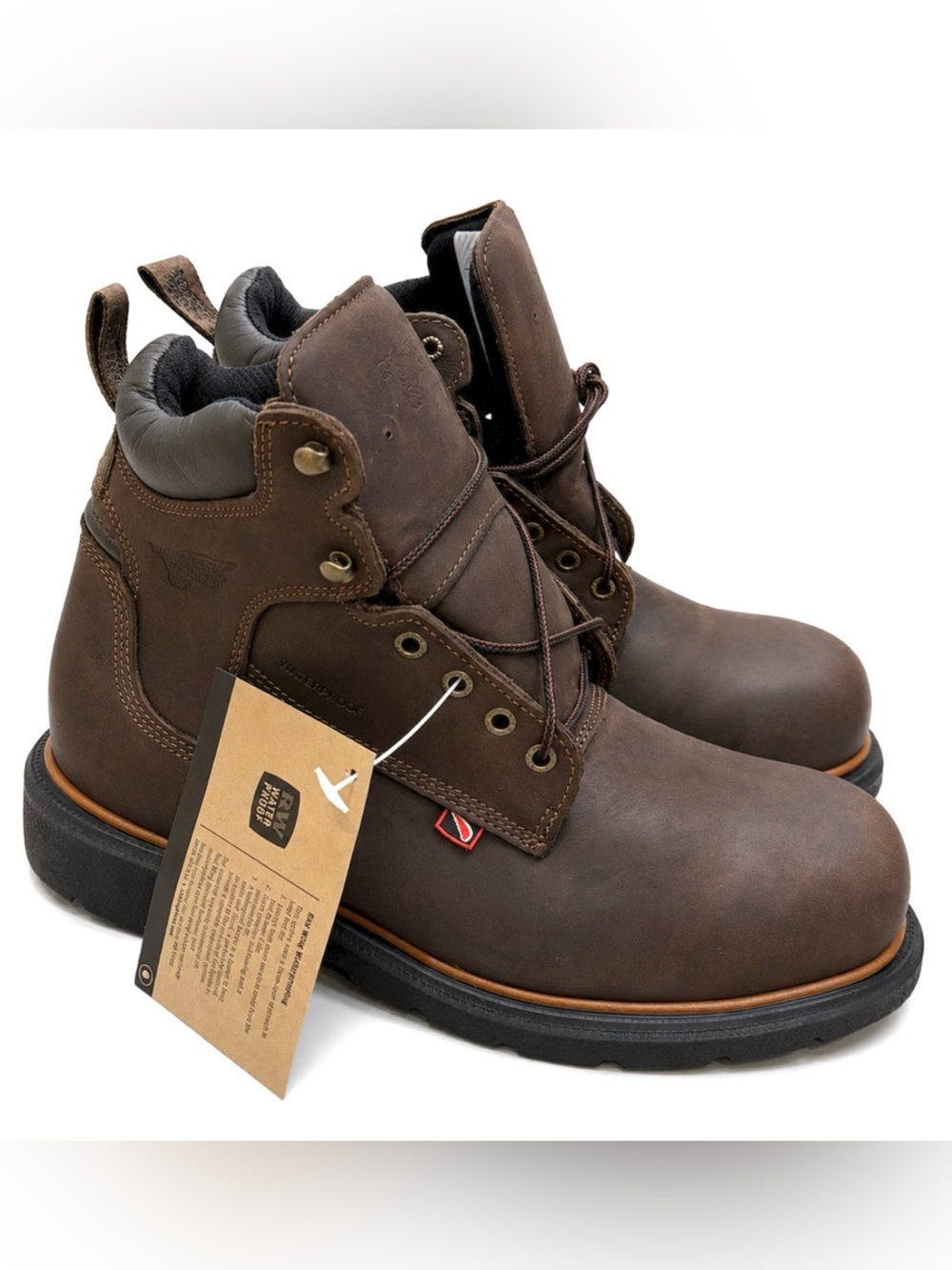 RED WING 4404 DYNAFORCE 6-INCH INSULATED WATERPROOF SAFETY TOE WORK BOOTS 11 H
